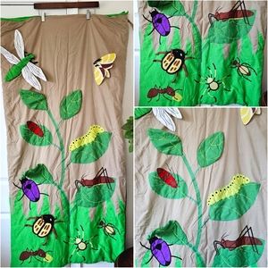 VTG Lillian Vernon Lightweight Indoor Sleeping Bag Children's Cute Bugs Bedding